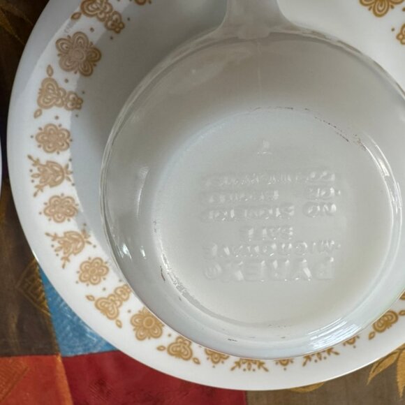 Vintage Set of 5 Corelle Butterfly Gold Coffee/Tea Cups and Saucers VG Cond - Picture 11 of 11